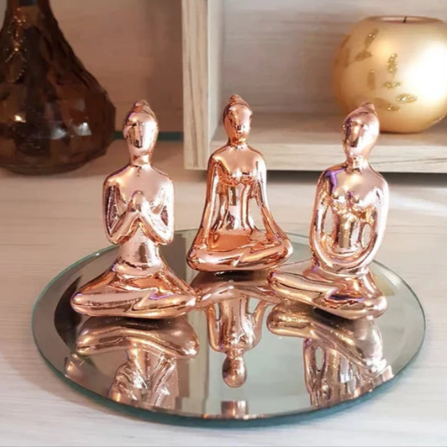 Estátua Meditação Decorativa